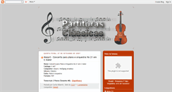 Desktop Screenshot of partiturasclassicas.blogspot.com