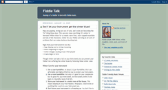 Desktop Screenshot of fiddletalk.blogspot.com