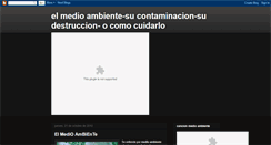 Desktop Screenshot of carlos-jhota-medioambiente.blogspot.com