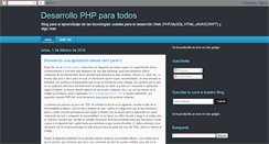 Desktop Screenshot of desphpparatodos.blogspot.com