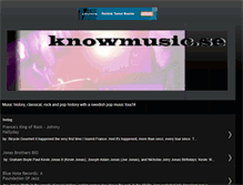 Tablet Screenshot of knowmusicse.blogspot.com