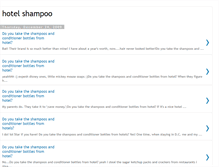 Tablet Screenshot of hotel-shampoo-df.blogspot.com