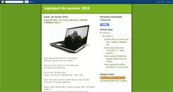 Desktop Screenshot of laptopuri-de-vanzare2010.blogspot.com