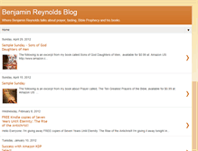 Tablet Screenshot of benjaminlreynolds.blogspot.com