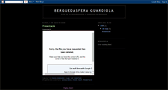 Desktop Screenshot of berguedasferaguardiola.blogspot.com
