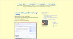 Desktop Screenshot of free-professional-blogger-template.blogspot.com