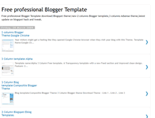 Tablet Screenshot of free-professional-blogger-template.blogspot.com