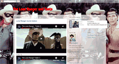 Desktop Screenshot of lonerangerfanclub.blogspot.com