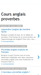 Mobile Screenshot of cours-anglais-proverbes.blogspot.com