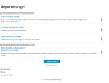 Tablet Screenshot of deportetanger.blogspot.com