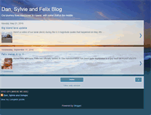 Tablet Screenshot of dansylvie.blogspot.com