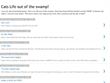 Tablet Screenshot of catslifeoutoftheswamp.blogspot.com