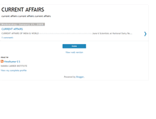 Tablet Screenshot of currentaffairs2009.blogspot.com