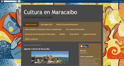 Desktop Screenshot of culturaenmaracaibo.blogspot.com