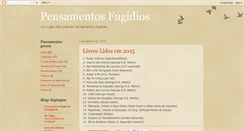 Desktop Screenshot of pensamentosfugidios.blogspot.com