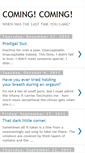 Mobile Screenshot of comingcoming.blogspot.com