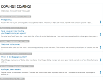 Tablet Screenshot of comingcoming.blogspot.com