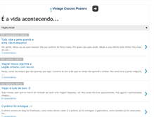 Tablet Screenshot of eavidaacontecendo.blogspot.com