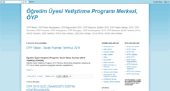 Desktop Screenshot of oypmerkezi.blogspot.com