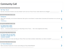 Tablet Screenshot of community-call.blogspot.com