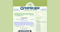 Desktop Screenshot of greenscapegardens.blogspot.com