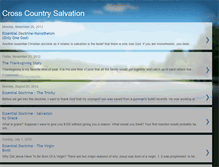 Tablet Screenshot of crosscountrysalvation.blogspot.com