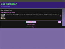 Tablet Screenshot of ciaomanhattanbaby.blogspot.com