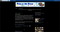 Desktop Screenshot of bugsinmypaint.blogspot.com