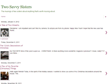 Tablet Screenshot of 2savvysisters.blogspot.com