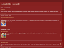 Tablet Screenshot of delectabledessertsbydk.blogspot.com