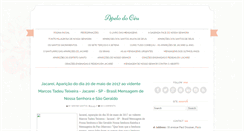 Desktop Screenshot of apelodoceu.blogspot.com