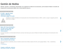 Tablet Screenshot of gestiondemedios.blogspot.com