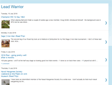 Tablet Screenshot of leadwarriordavek.blogspot.com