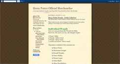 Desktop Screenshot of harrypotterofficialmerchandise.blogspot.com