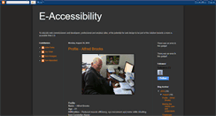 Desktop Screenshot of e-accessibility2010.blogspot.com