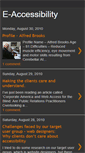 Mobile Screenshot of e-accessibility2010.blogspot.com