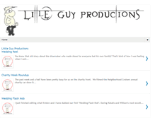 Tablet Screenshot of littleguyproductionsblog.blogspot.com