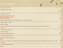 Tablet Screenshot of endofsermon.blogspot.com