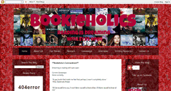 Desktop Screenshot of bookieholicsblog.blogspot.com