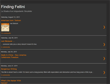 Tablet Screenshot of findingfellini.blogspot.com