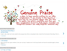 Tablet Screenshot of genuinepraise4all.blogspot.com