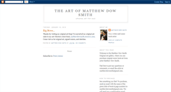 Desktop Screenshot of matthewdowsmithoriginalart.blogspot.com