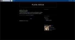 Desktop Screenshot of playasosua.blogspot.com