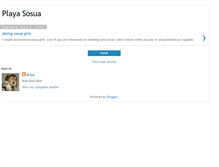 Tablet Screenshot of playasosua.blogspot.com