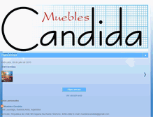 Tablet Screenshot of mueblescandida.blogspot.com