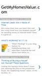 Mobile Screenshot of getmyhomesvalue.blogspot.com