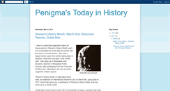 Desktop Screenshot of penigmastodayinhistory.blogspot.com