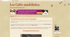 Desktop Screenshot of cafesdemadrid.blogspot.com