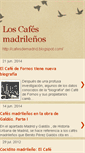 Mobile Screenshot of cafesdemadrid.blogspot.com