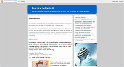 Desktop Screenshot of practicaderadio3.blogspot.com